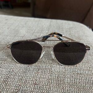 Madewell Gold and Black Sunglasses
